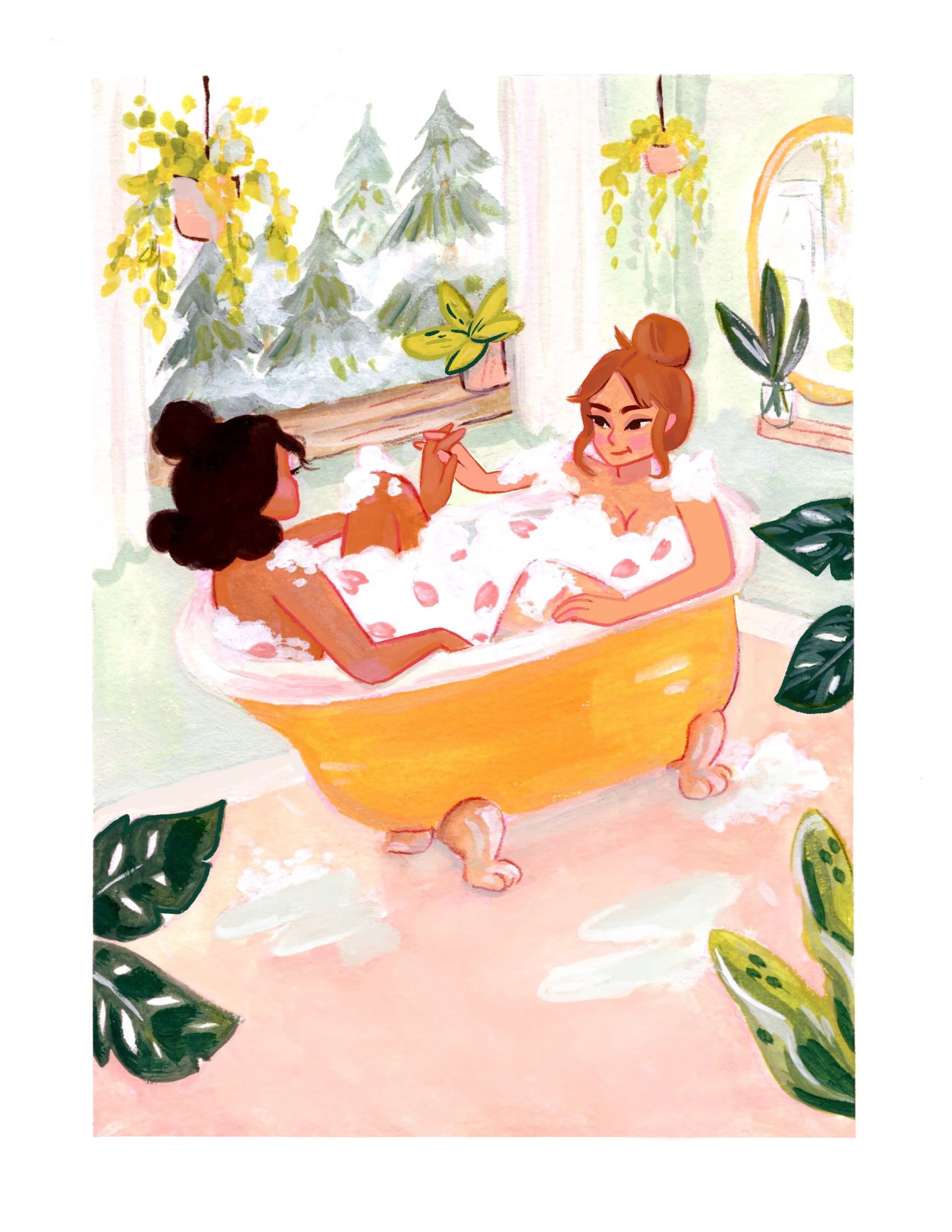 Bubble Bath. — Laura Frisk Art